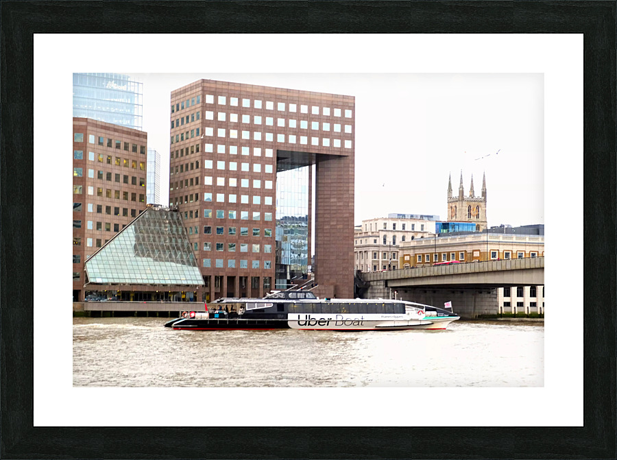 Uber on Water 2 Picture Frame print