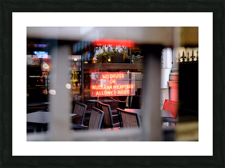 A Hard Rule at this Cafe 2 Impression et Cadre photo