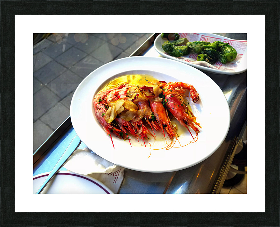 Gambas Rojas  at Barrafina Picture Frame print