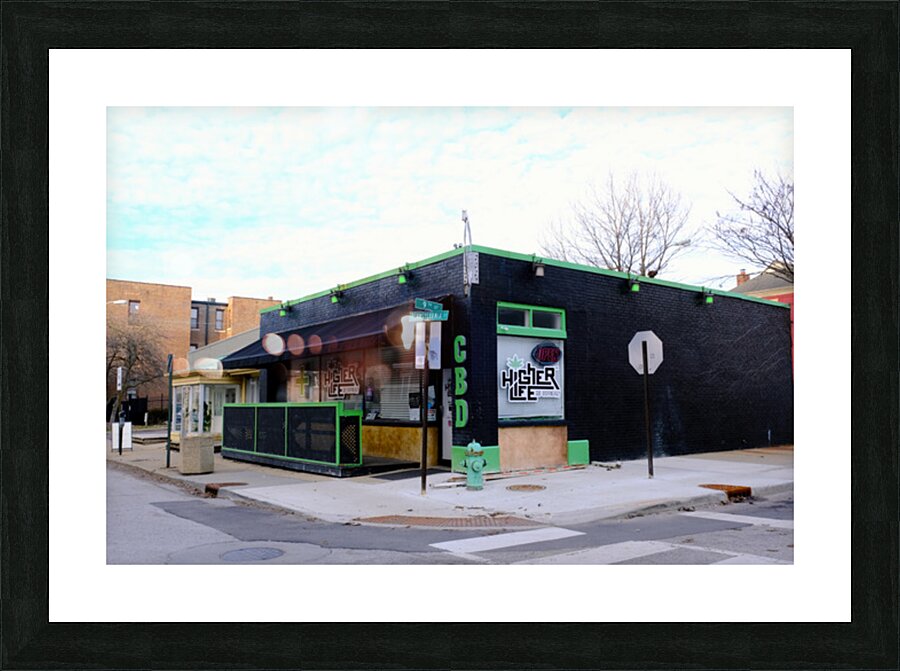 “Corner Culture” – Where the City Breathes Picture Frame print