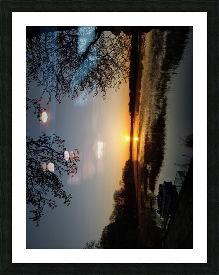 Michigan Morning Sunrise Impression et Cadre photo