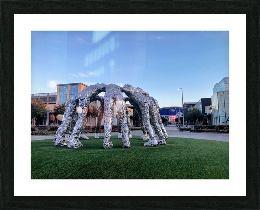 Interlocked Giants Picture Frame print