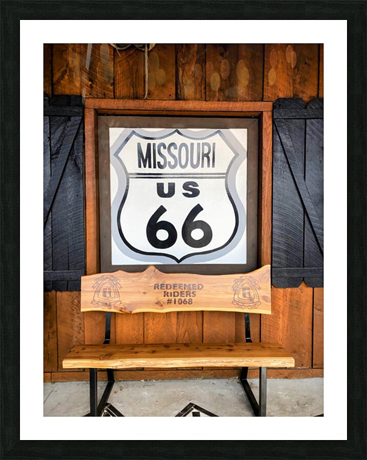 The Heart of Route 66 Picture Frame print
