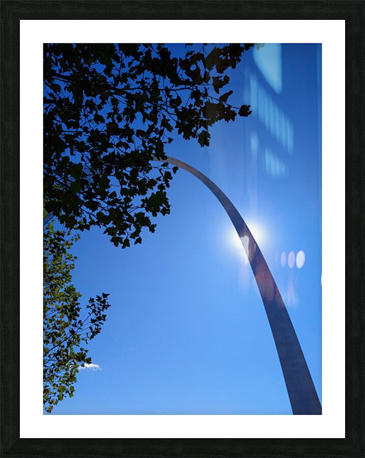 Man Meets Nature in the Sky  Picture Frame print