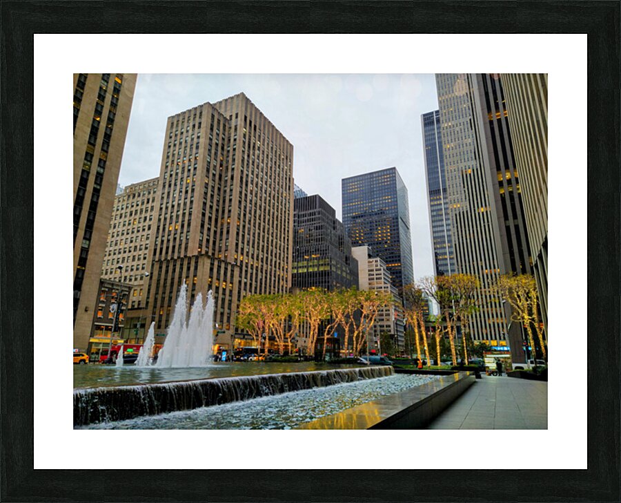Hello New York Picture Frame print