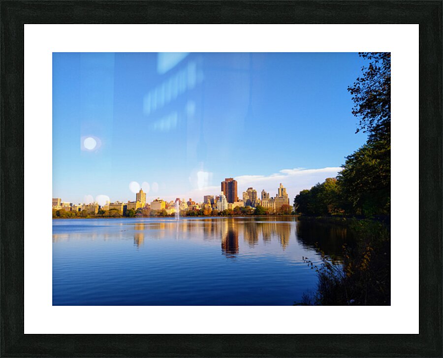 Blue Silence – Manhattan Panorama Picture Frame print