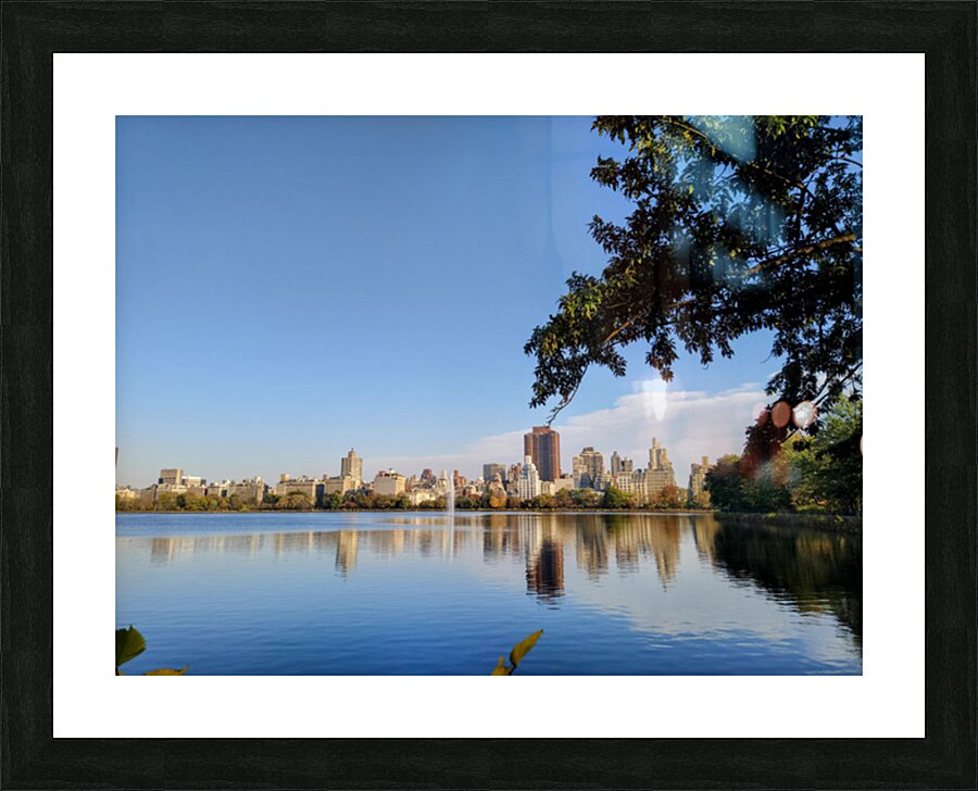 Golden Hour Skyline – Central Park South Picture Frame print