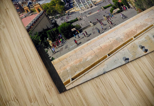 The Pulse of Catalunya: Barcelona View from Museum of Catalan Visual Arts Click4Pix puzzle
