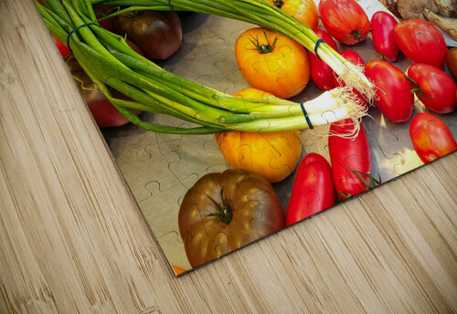 Farmers Market -- Vegetables 2 Click4Pix puzzle