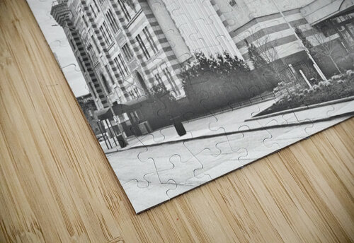 Murat Shriners Centre in Grayscale Click4Pix puzzle