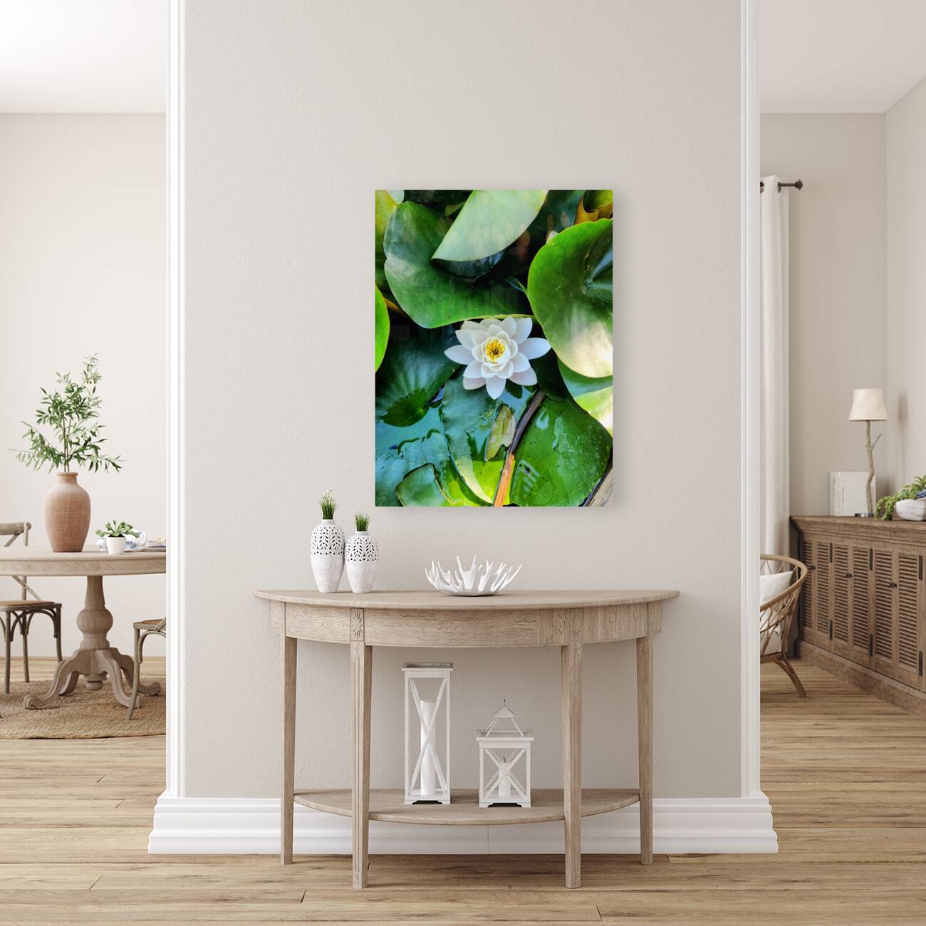 White Radiance in Green Silence Reproduction