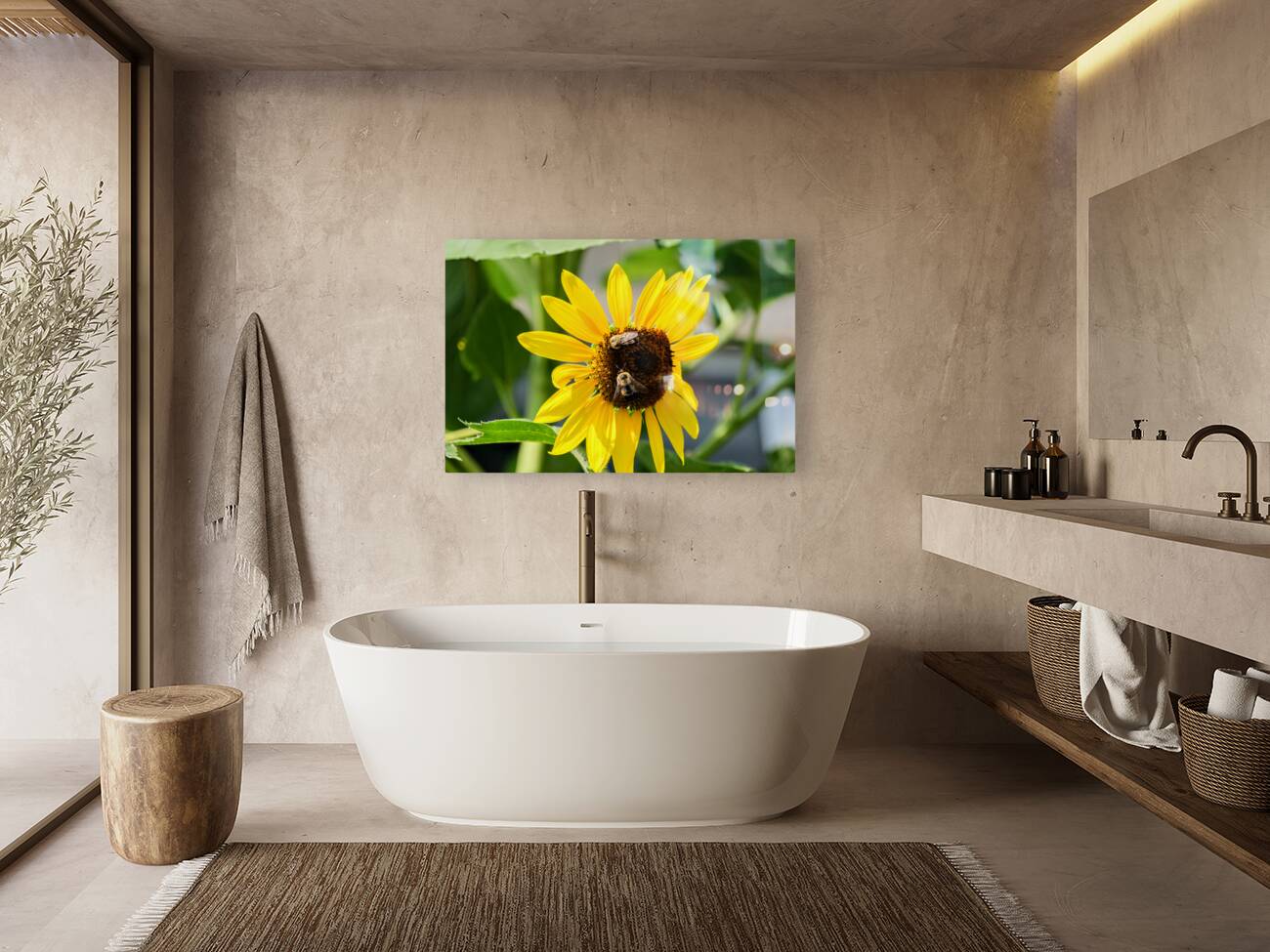 The Sunflower Keeps Time for Two Reproduction