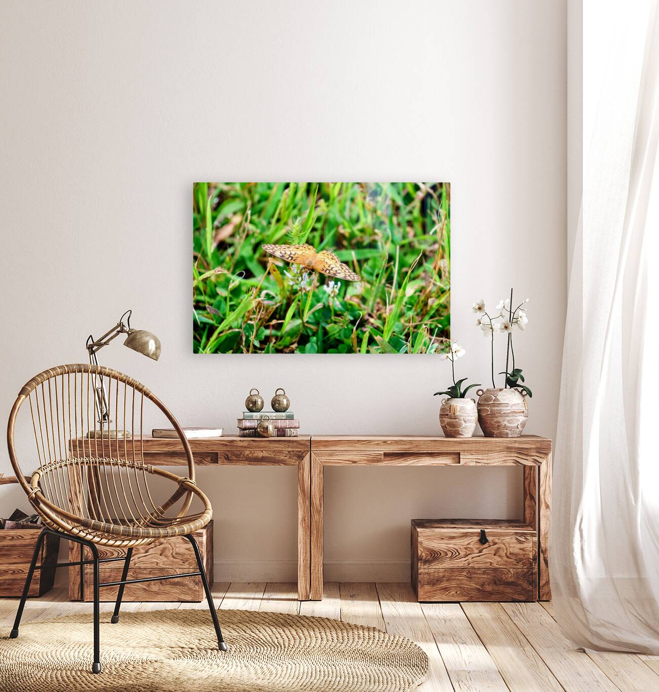 Buttery Butterfly as Omen of Calm Reproduction