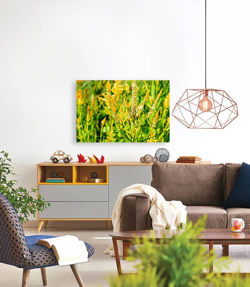 Yellow Wool Flower: Fields of Fire and Flight Reproduction