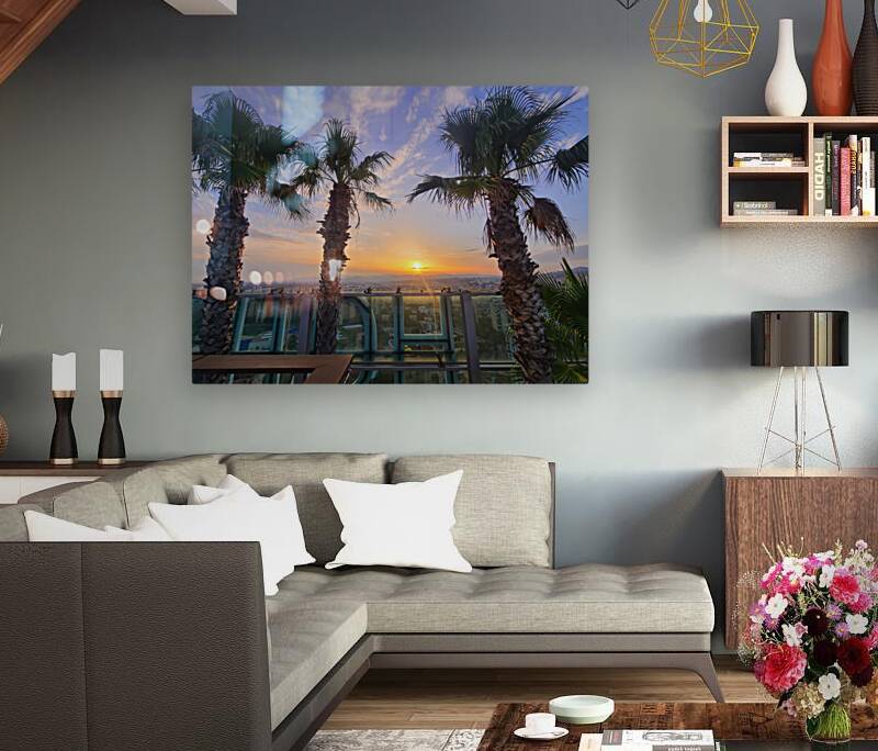 Palm Witnesses of the Falling Sun Reproduction