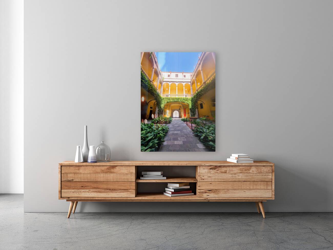 Courtyard of Legacy: Archives of  the Crown of Aragon Reproduction