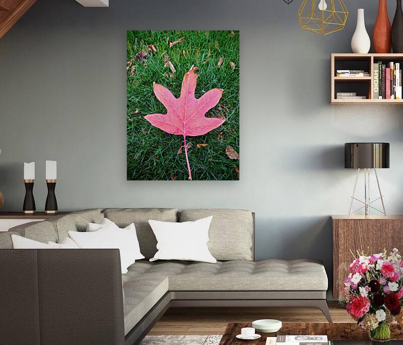 Leaf Me on the Grass Reproduction