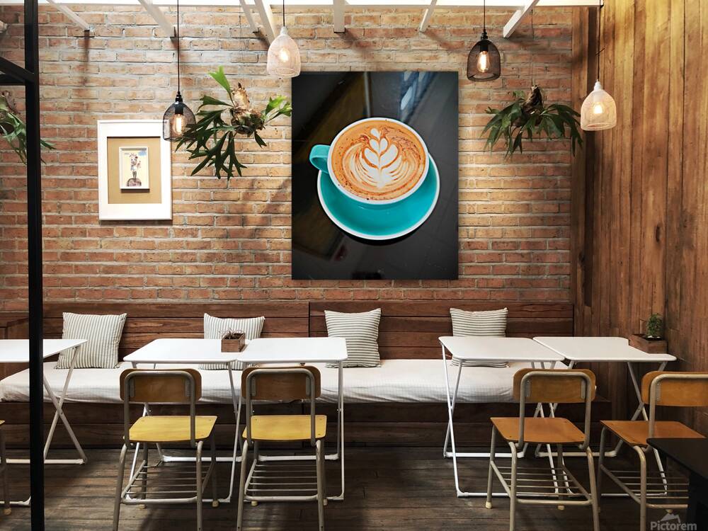 Latte Bloom April 2025 Art in a Cup Reproduction