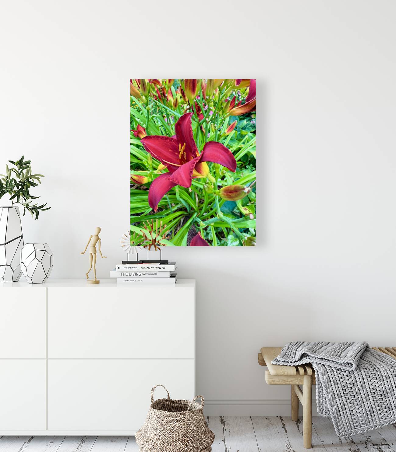 Royal Daylily Portrait Reproduction