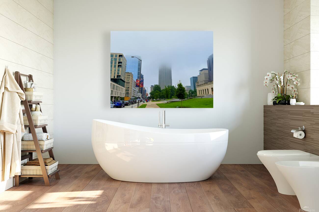 Fogbound Skyline Stroll Reproduction