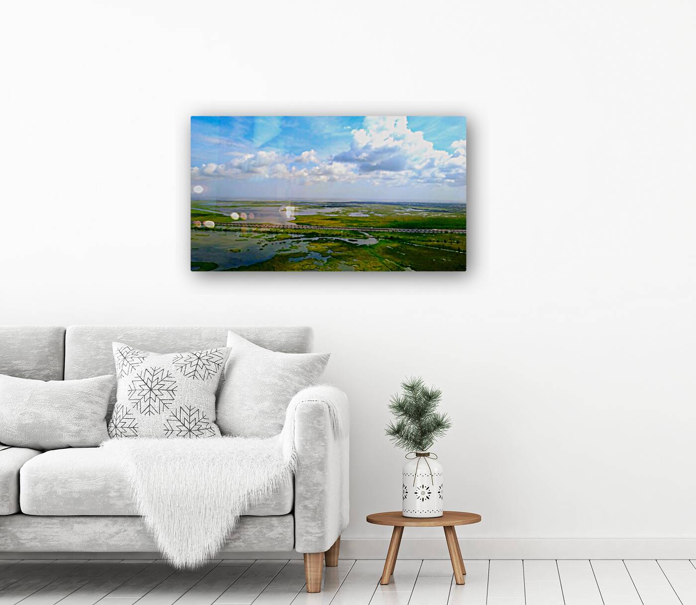 New Orleans from the Sky Reproduction