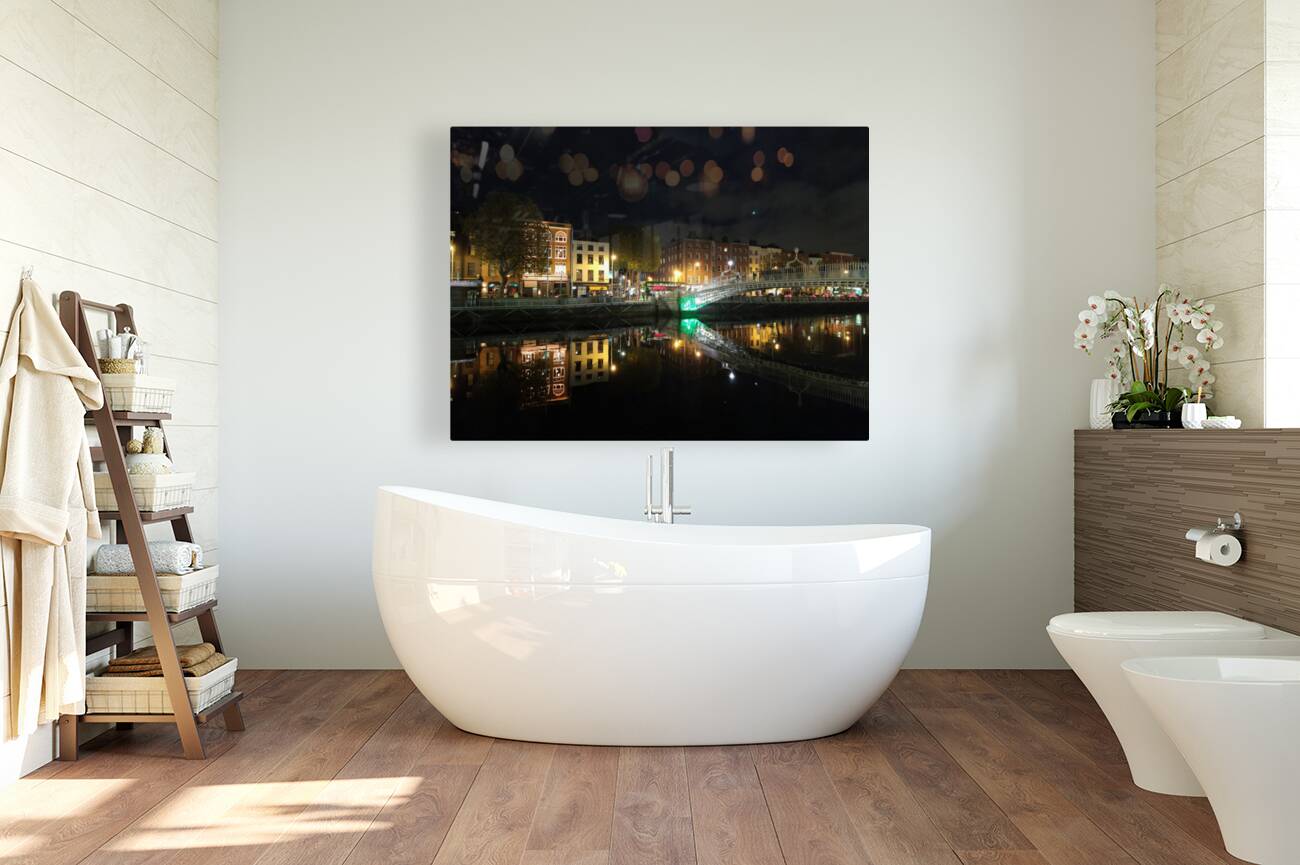 Dublin Dreams along River Quay 1 Reproduction