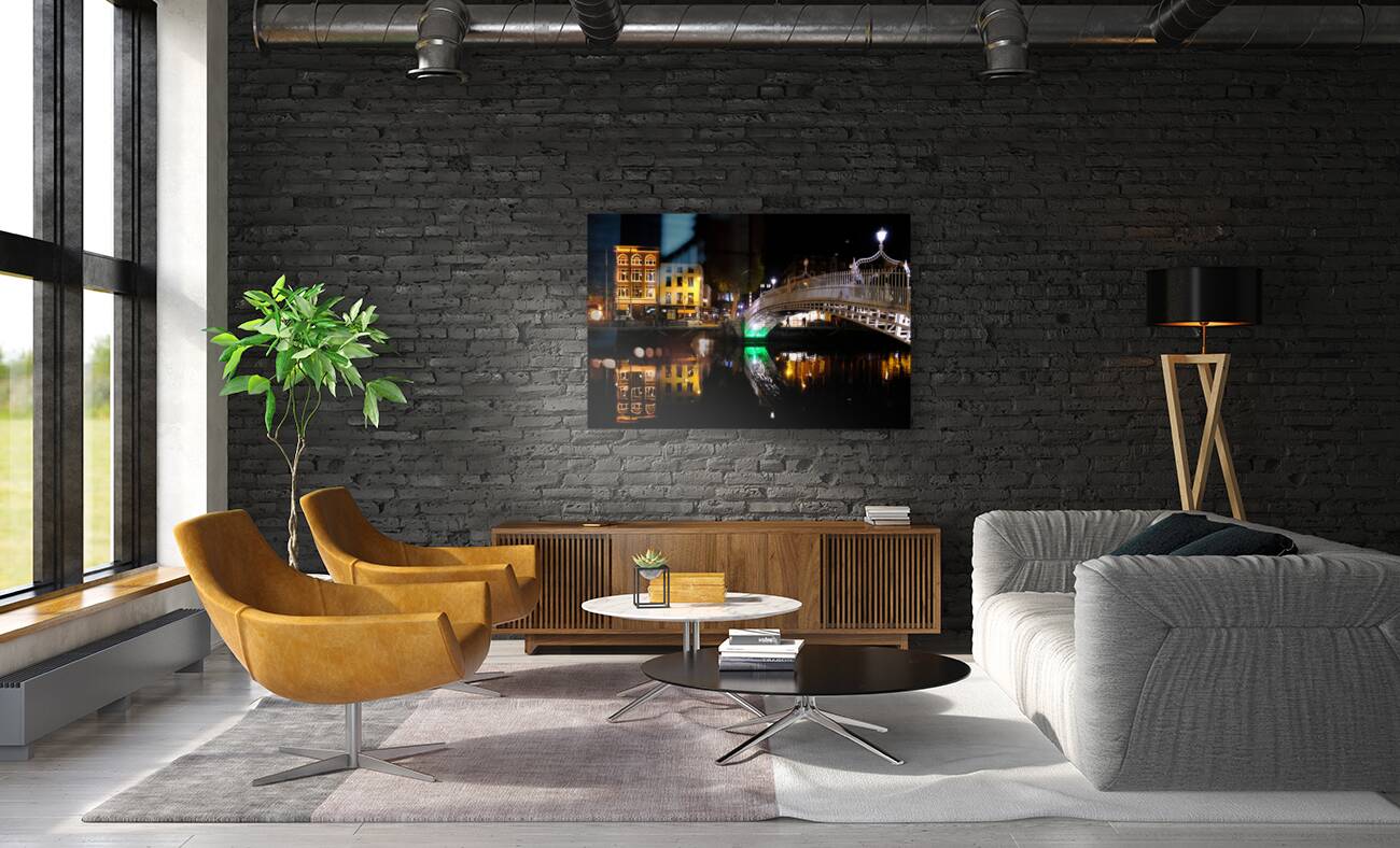 Dublin Dreams along River Quay 1B Reproduction