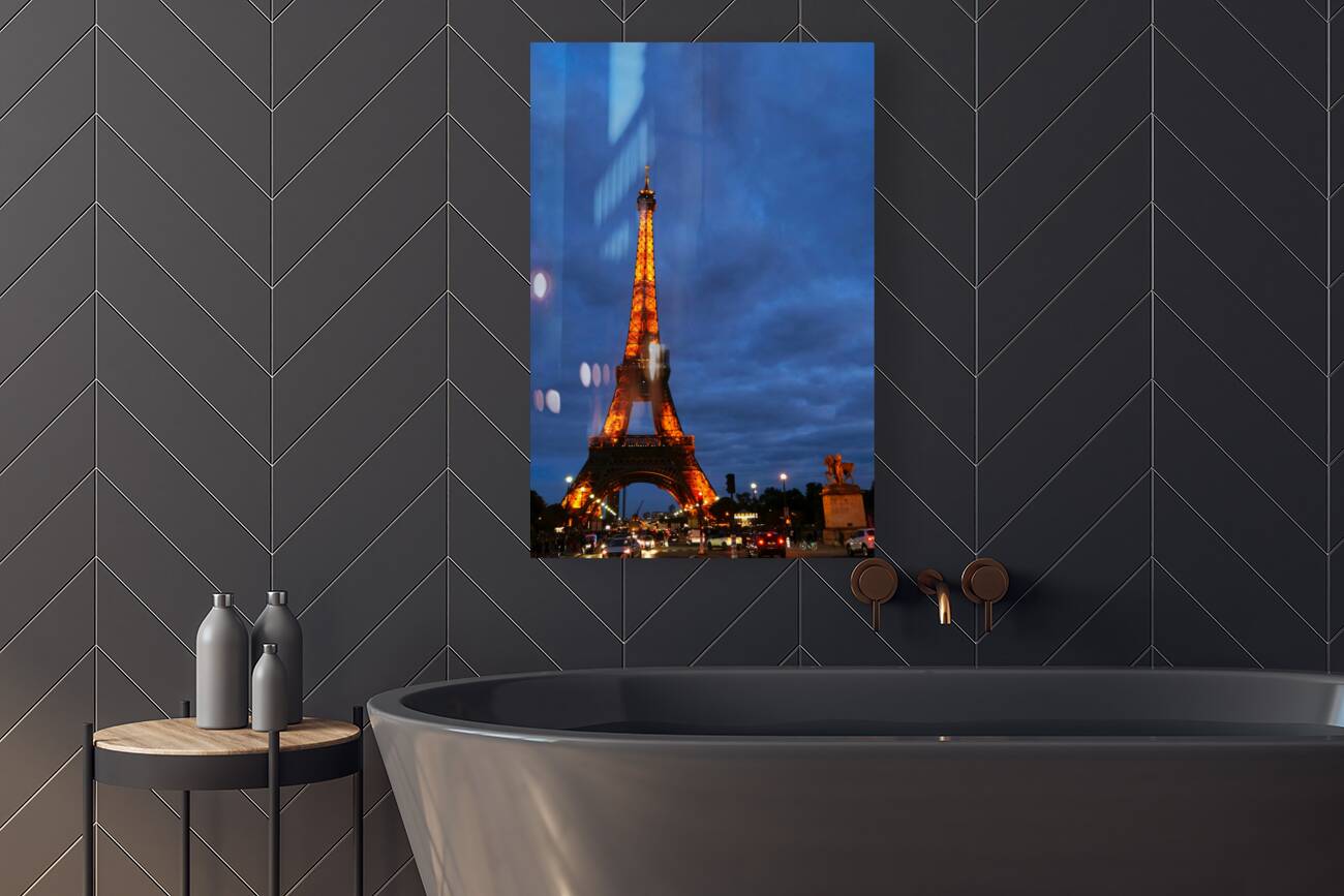 Eiffel Tower at Night 2 Reproduction