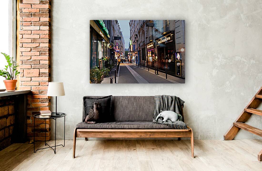 Streets of Paris -- Night Life  Reproduction