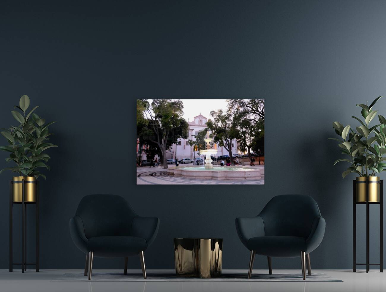 Lisbon Water Fountain 2 Reproduction