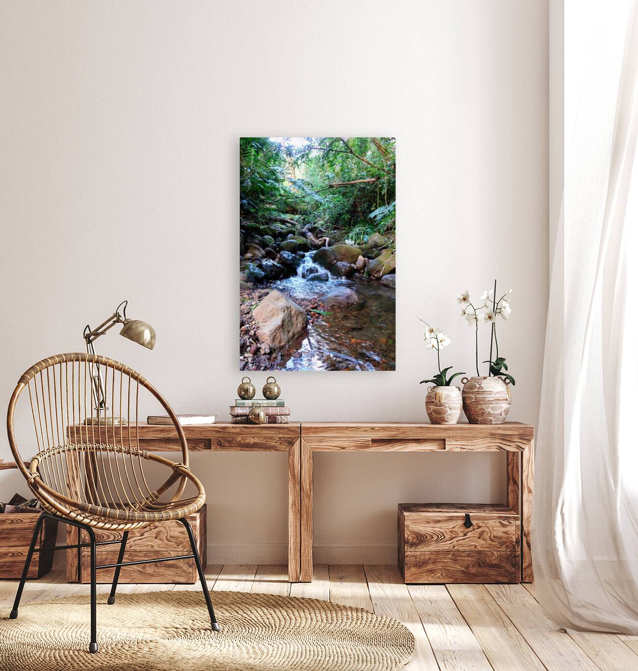 Hiking Hawaii Water Flow Reproduction