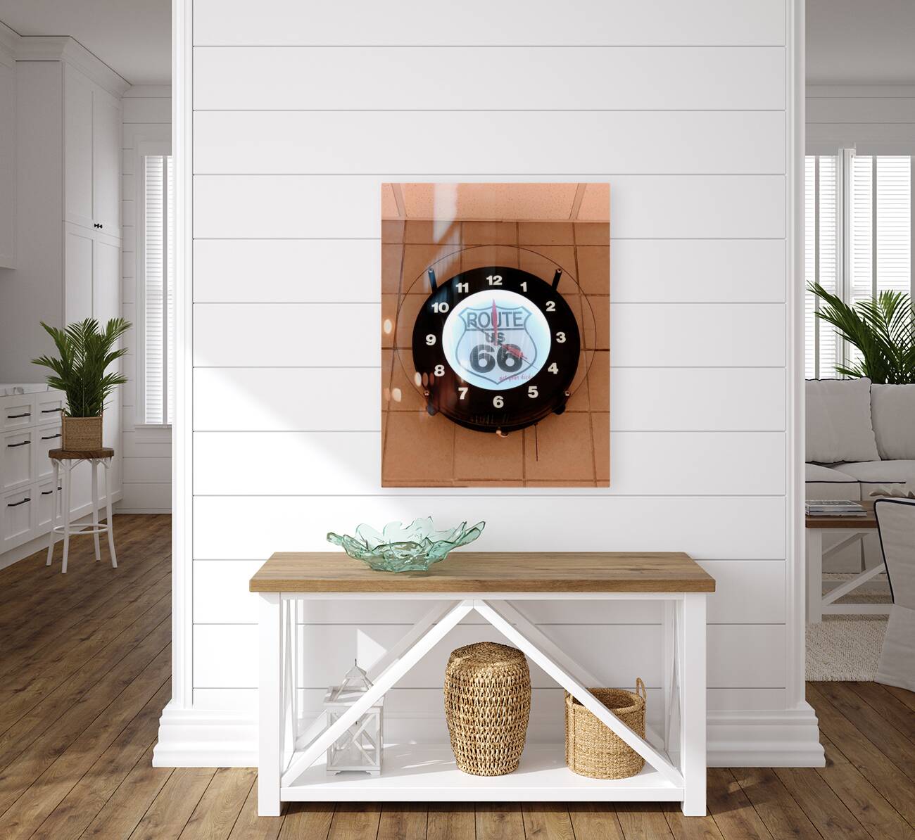 Route 66 Clock Reproduction