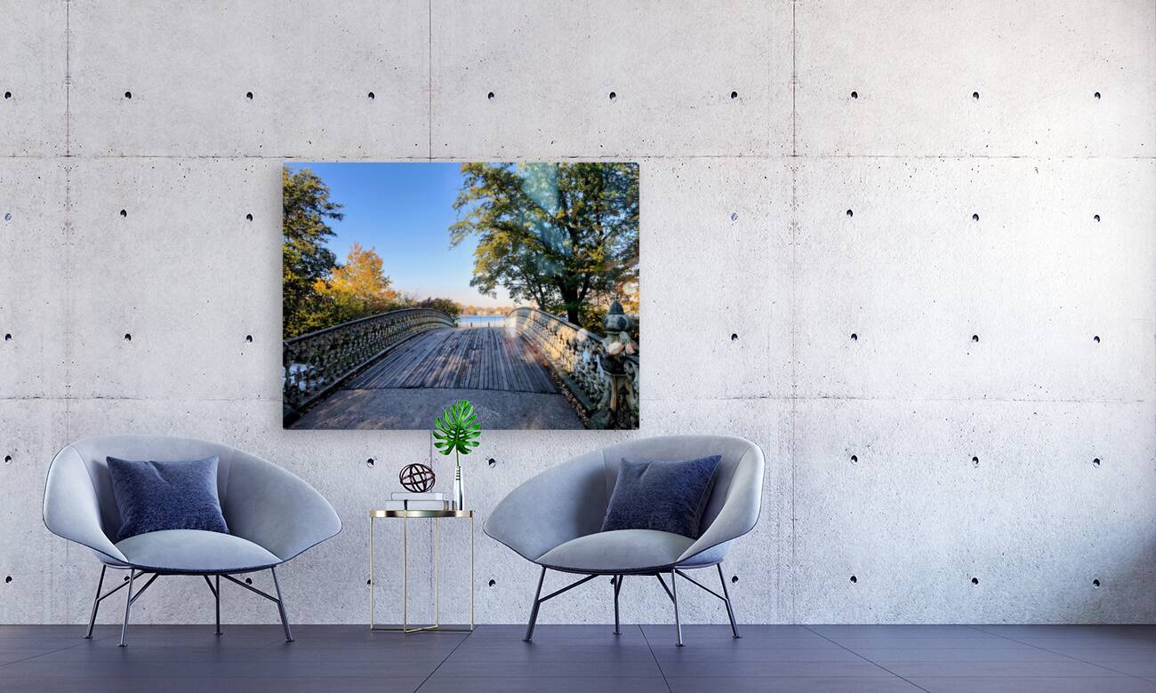 Bridge to Central Park Reservoir  Reproduction