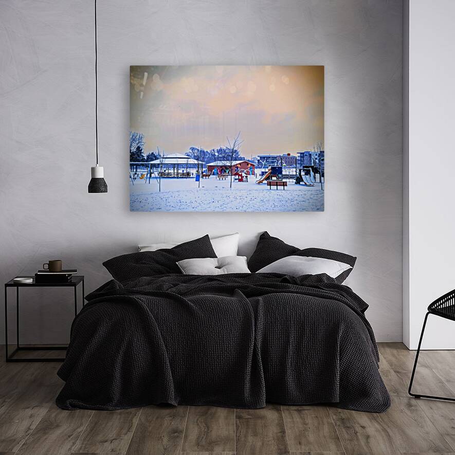 Snowy Playground Reproduction