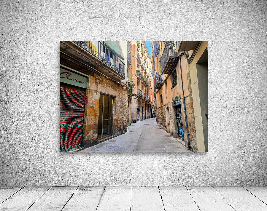 Streets of Barcelona: Where Stories Sneak Between Walls Wall Preview