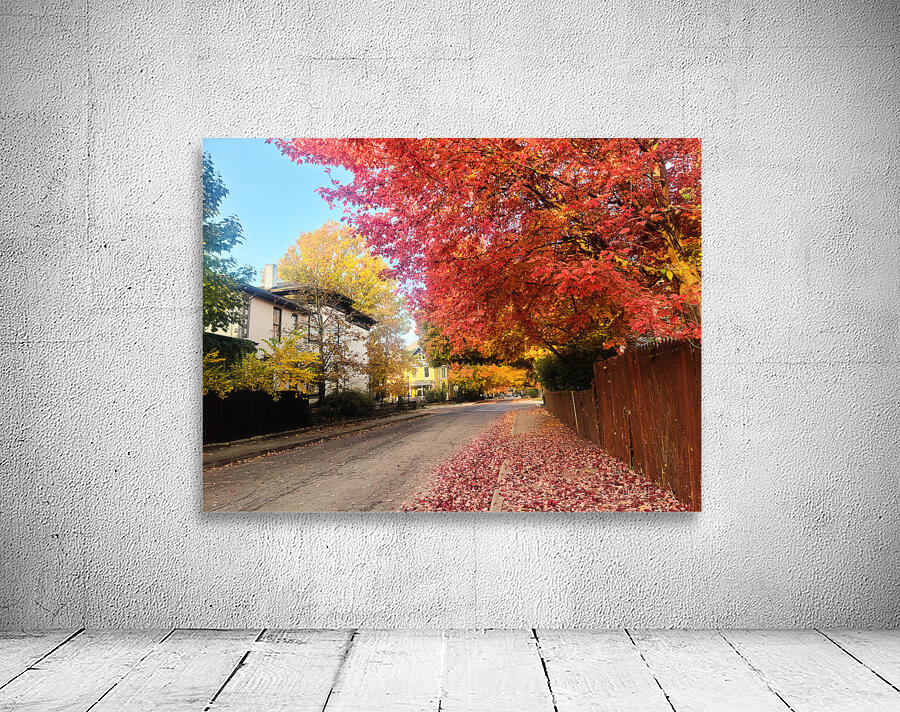 Fall Over the Fence - Autumn’s Embrace  Wall Preview