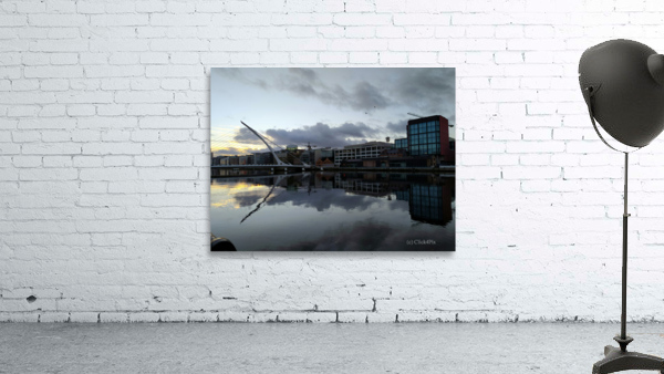 Calm Along River Quay 1 Wall Preview
