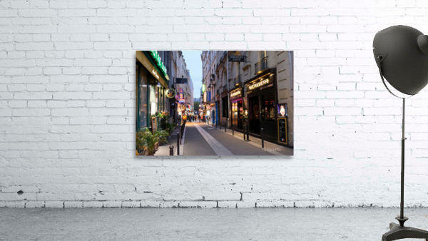 Streets of Paris -- Night Life  Wall Preview