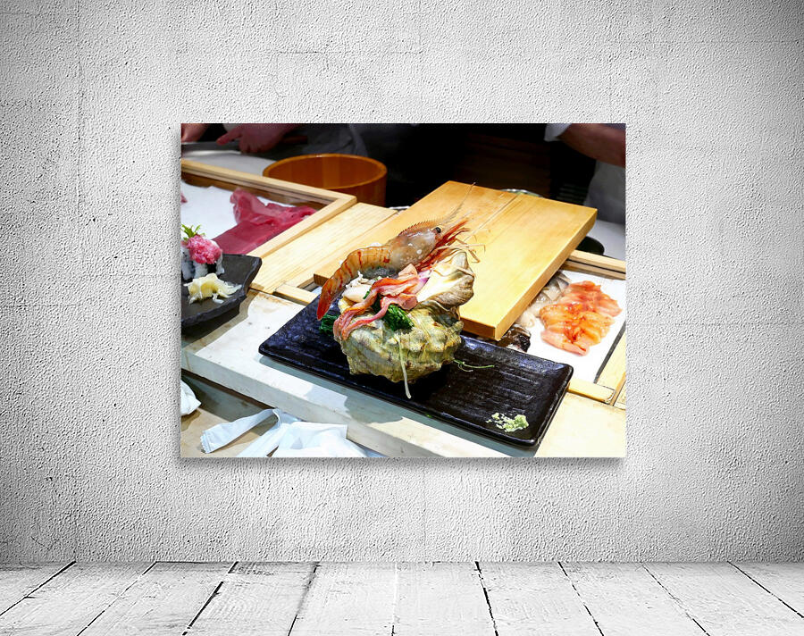 I Sea You Peeking Prawn Wall Preview