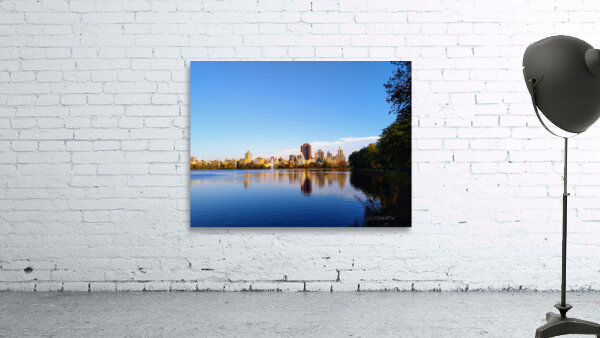 Blue Silence – Manhattan Panorama Wall Preview