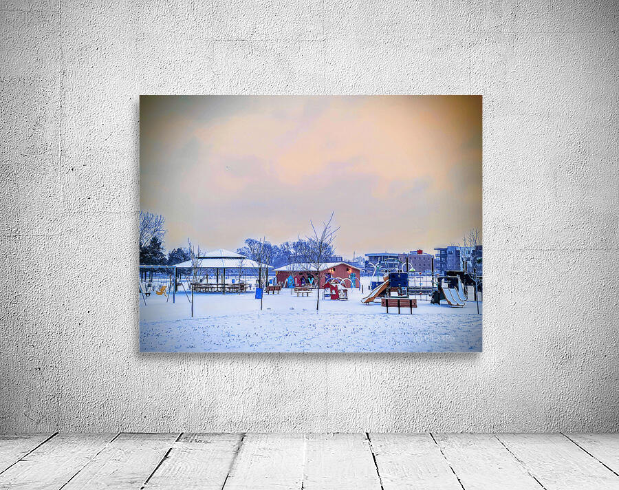 Snowy Playground Wall Preview