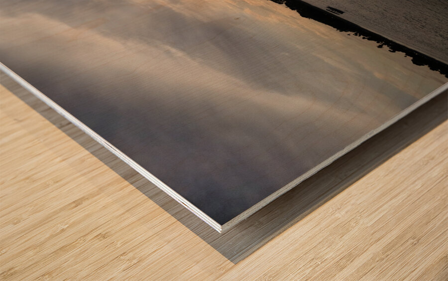 San Diego Sunset: Echoes of the Setting Sun Wood print