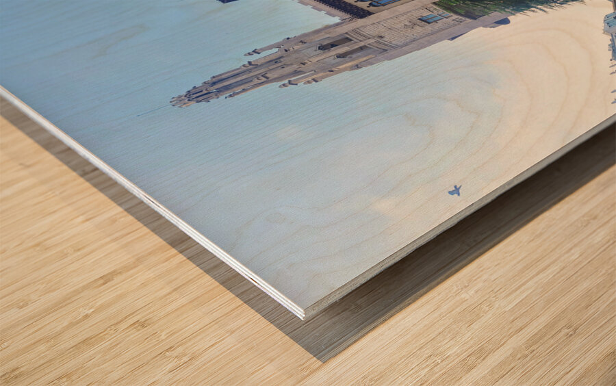 Axis Mundi: Plaza of Memory Impression sur bois