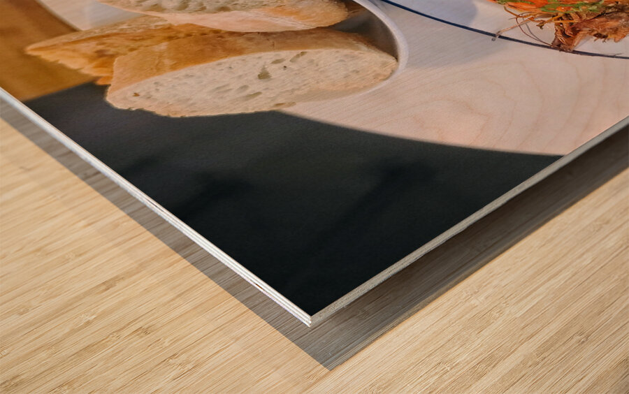 The Quiet Feast Wood print