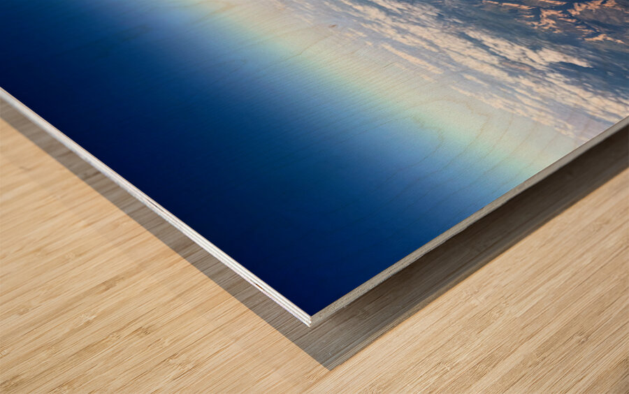 Earths EKG: The Veins of Utah Wood print