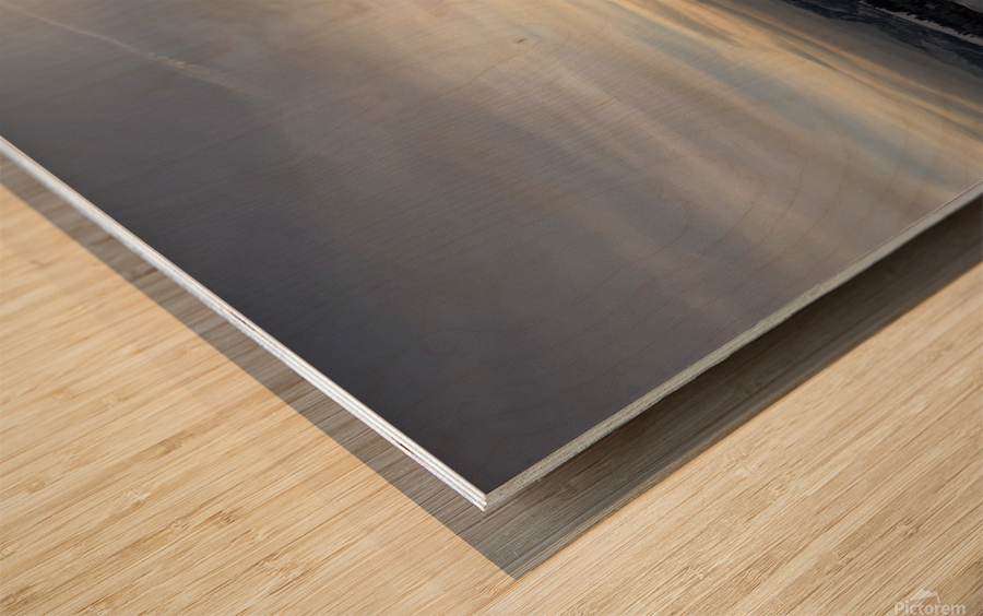 Heavenly Sunset in Eden 4 Wood print