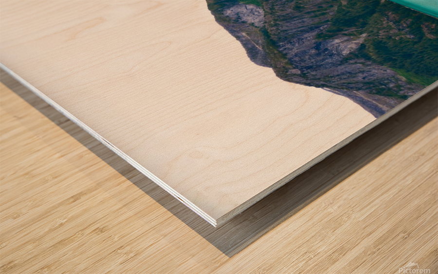 Majestic Mountains of Alaska 5 Impression sur bois