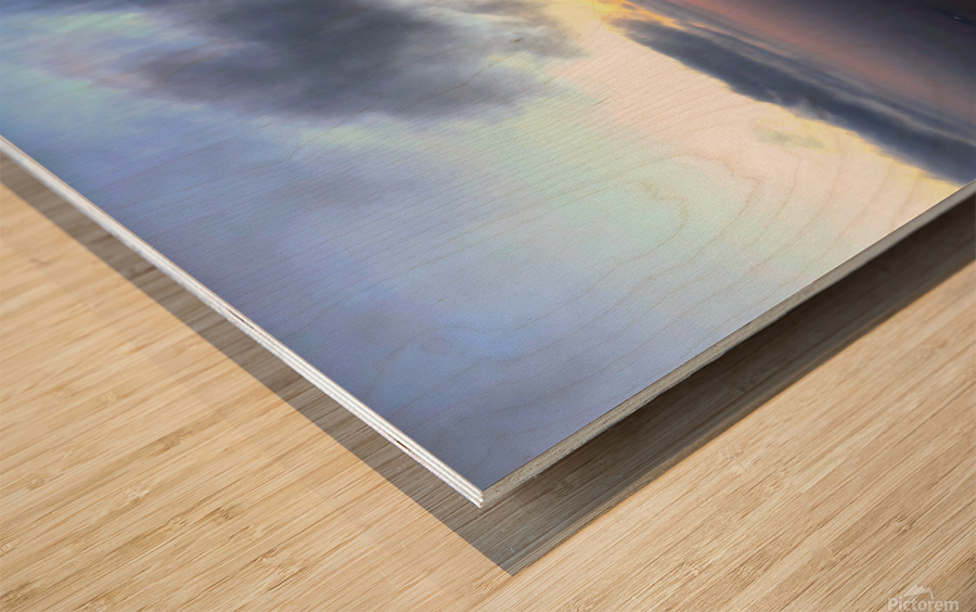 Light within Darkness Wood print