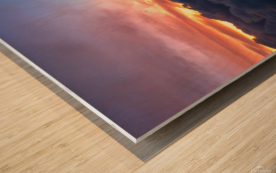 Nothing But Clouds 7B Wood print