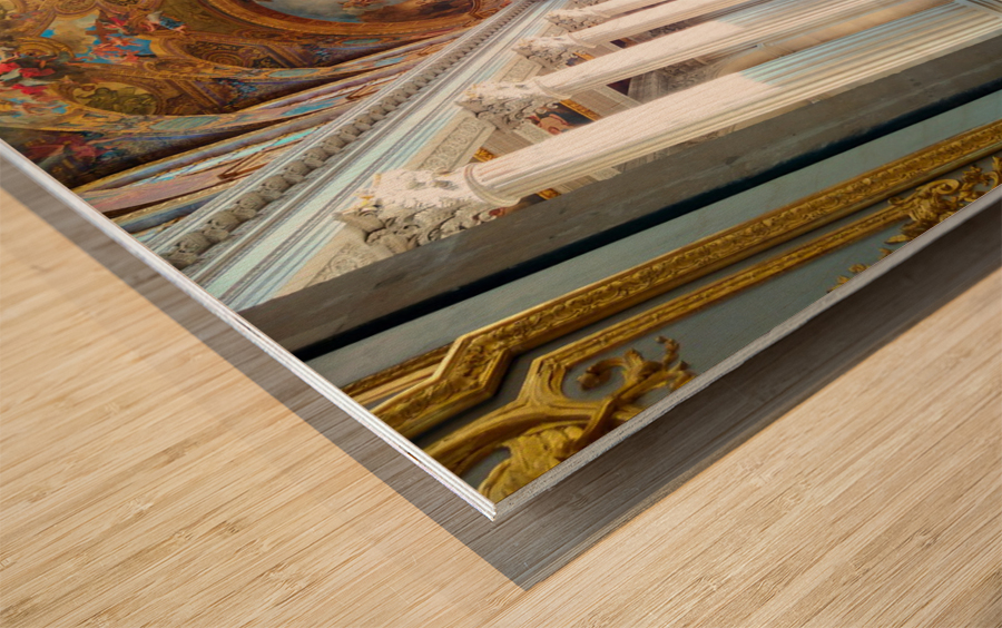 Palace of Versailles -- Interior 3c Wood print